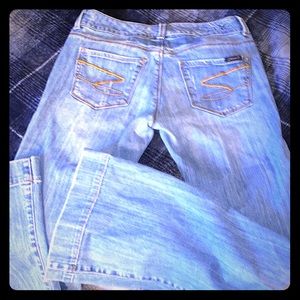 Perfectly faded seven jeans 👖